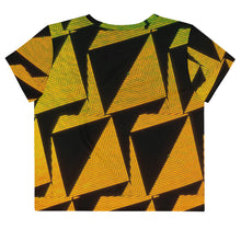 将图片加载到图库查看器，Black &amp; Yellow Crop Tee
