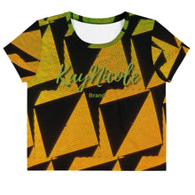 将图片加载到图库查看器，Black &amp; Yellow Crop Tee
