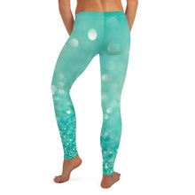 Load image into Gallery viewer, Turquoise shimmer Leggings
