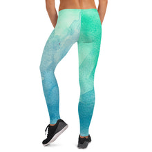 Load image into Gallery viewer, Water Color Green Leggings
