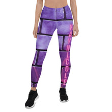 Load image into Gallery viewer, Purple Brick Leggings
