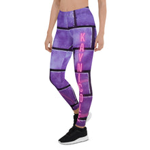 Load image into Gallery viewer, Purple Brick Leggings
