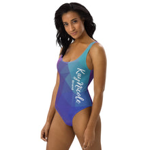 Load image into Gallery viewer, Purple Multi Color One-Piece Swimsuit
