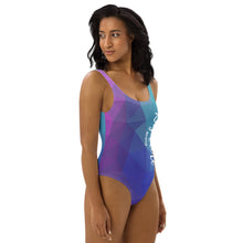 Load image into Gallery viewer, Purple Multi Color One-Piece Swimsuit
