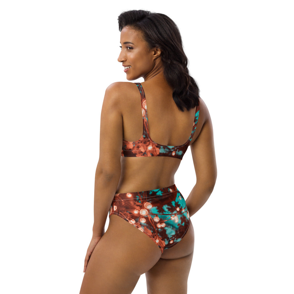 Earth Toned Recycled High Waist Bikini