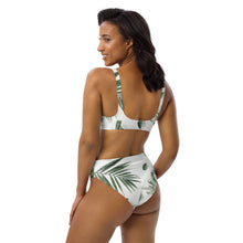 Cargar imagen en el visor de la galería, Floral Green High-Waisted Bikini
