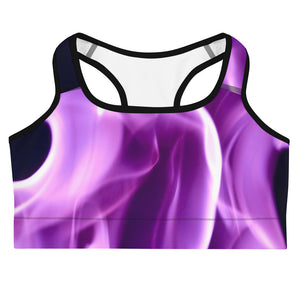 Purple Flame Sports bra