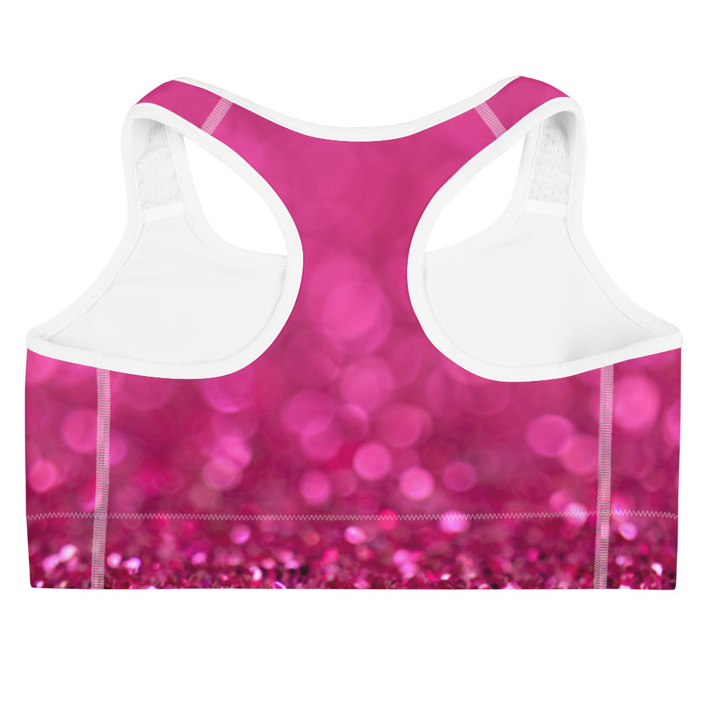 Pink Sports bra