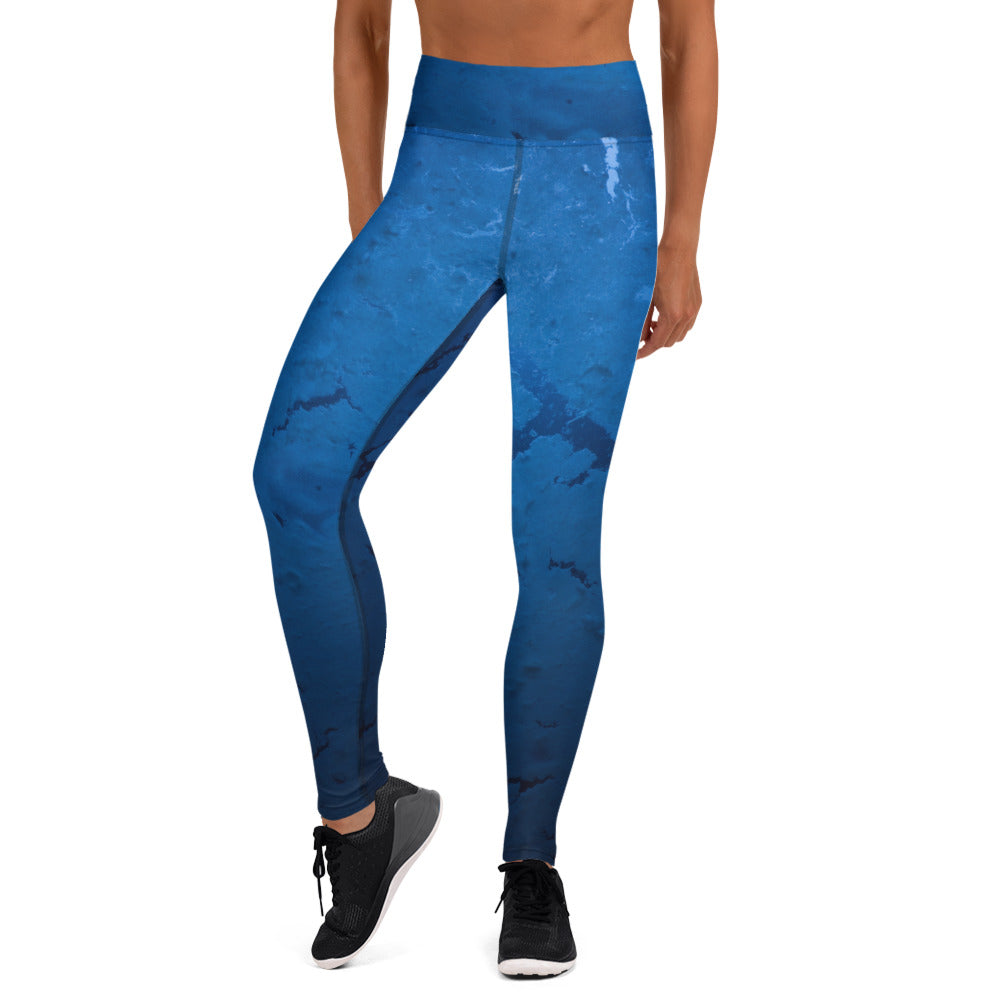 Stone Blue Yoga Leggings