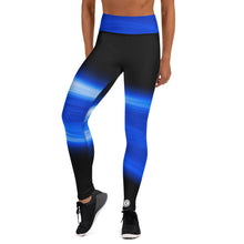 将图片加载到图库查看器，Ultra Blue/Black Yoga Leggings
