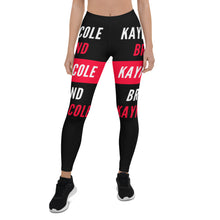 Load image into Gallery viewer, Red &amp; Black Leggings
