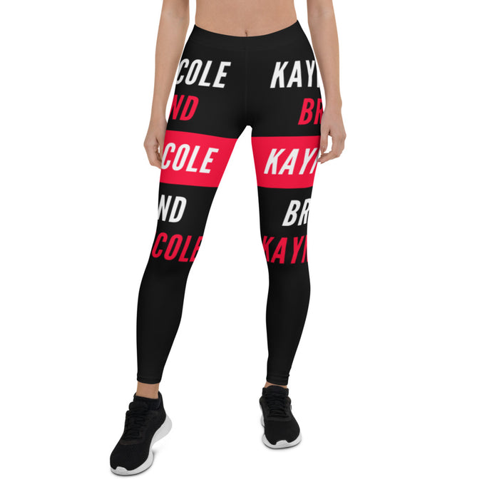 Red & Black Leggings