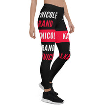 Load image into Gallery viewer, Red &amp; Black Leggings
